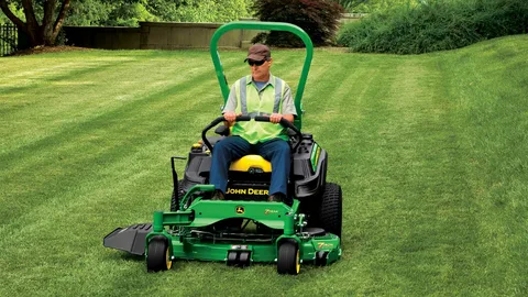 Lawn mowing trailers